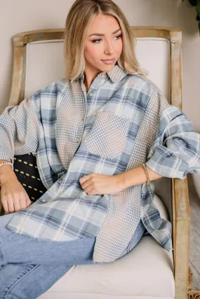 Kambrie Plaid Oversized Top