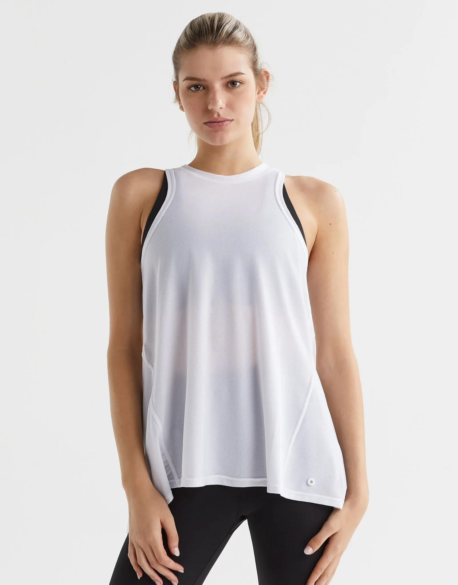 KENDALL Mesh Tank - White