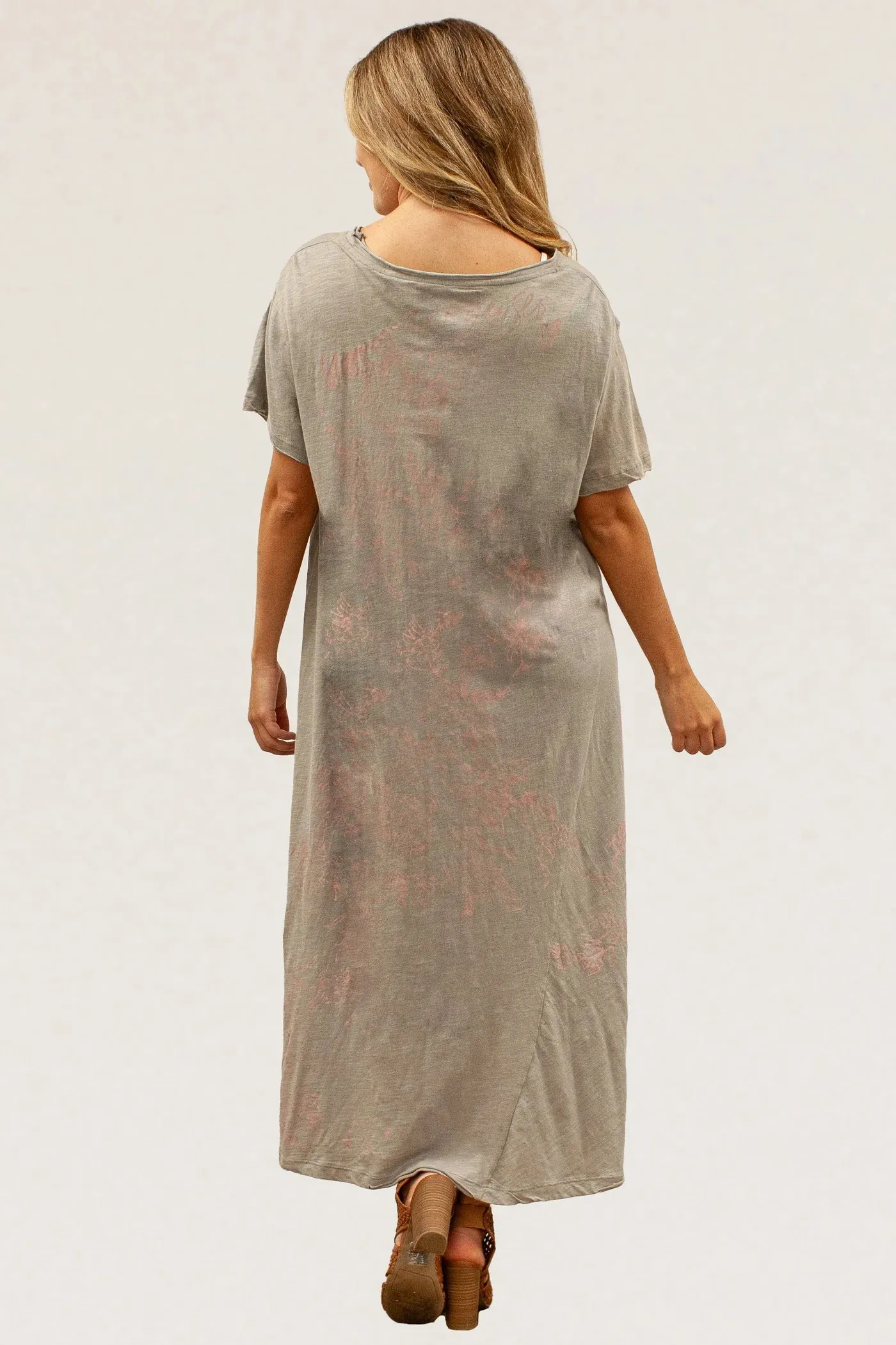 KYREC53 QUINN T-SHIRT DRESS-Gray