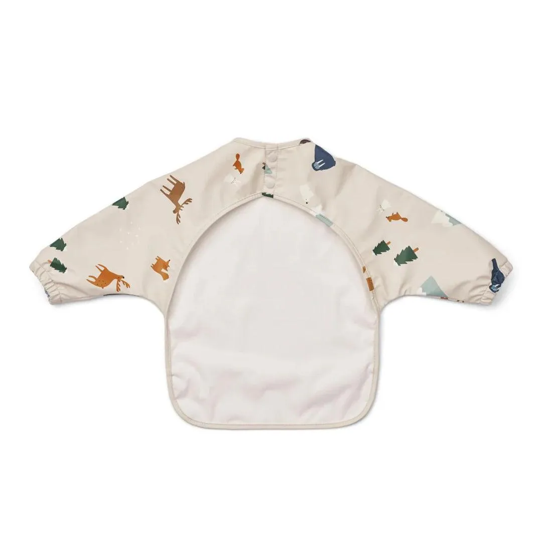 Liewood Merle Printed Cape Bib - Polar - Sandy