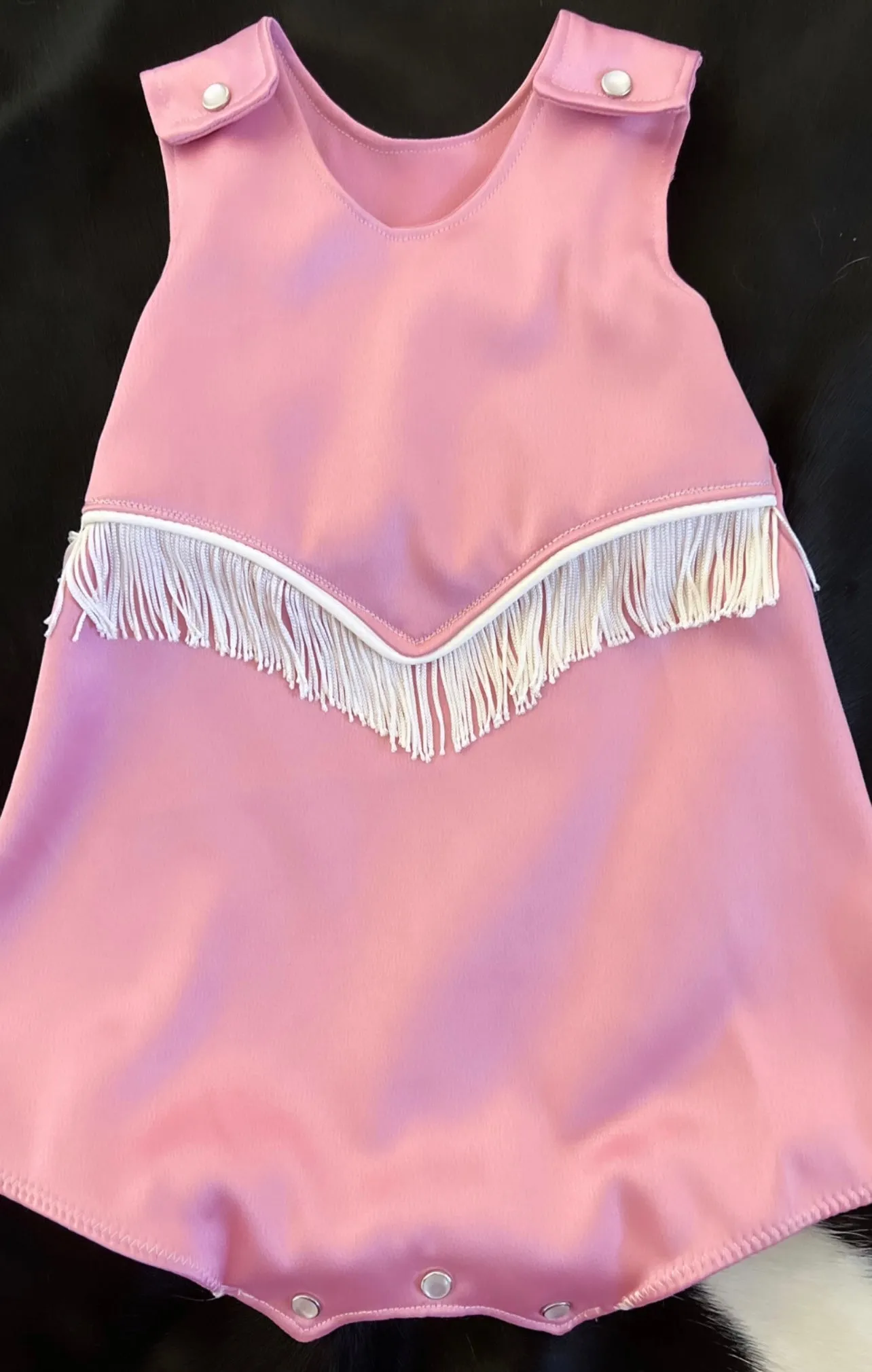 Little Darlin’ Baby to Toddler Western Pearl Snap Romper