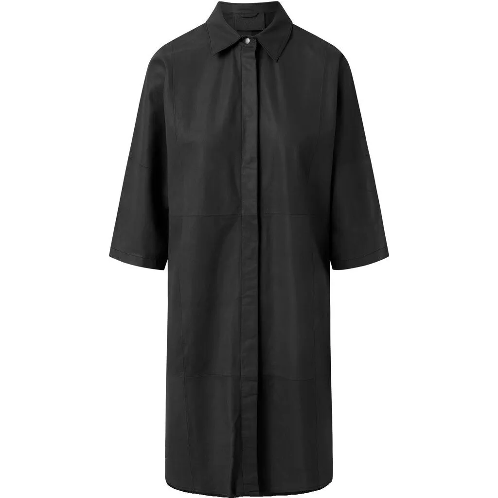 Long shirt dress / 50298 - Black (Nero)