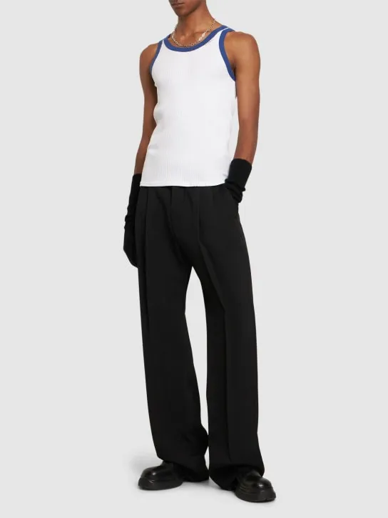 Marni   Ribbed jersey tank top 