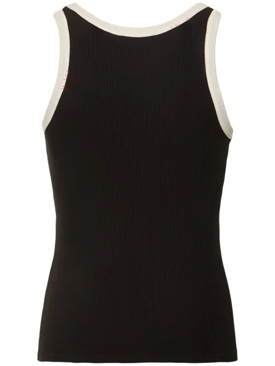 Marni   Ribbed jersey tank top 