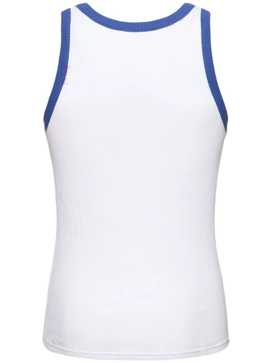 Marni   Ribbed jersey tank top 