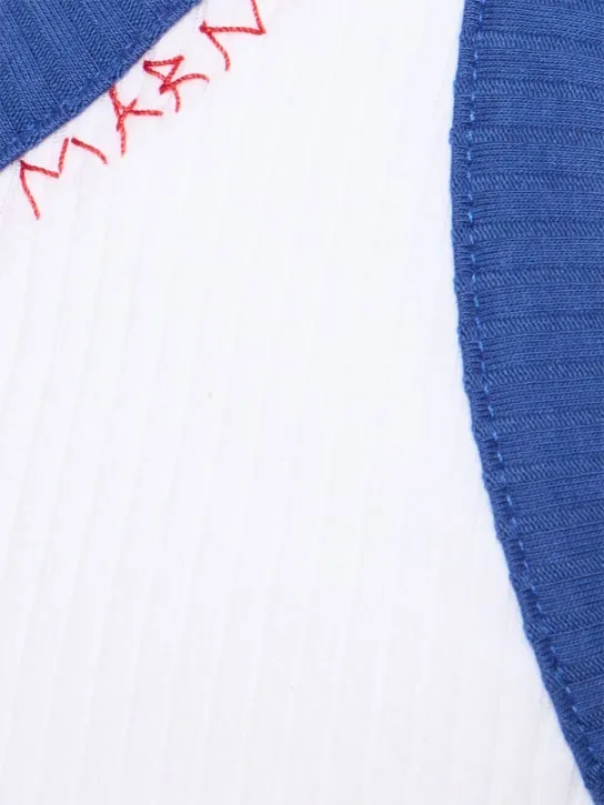 Marni   Ribbed jersey tank top 