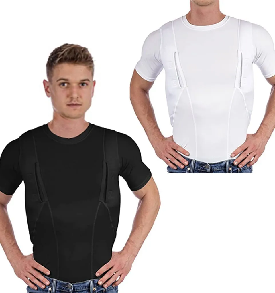 Men/women's Concealed Leather Holster T-shirt