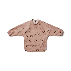 Merle Cape Bib - Cat rose
