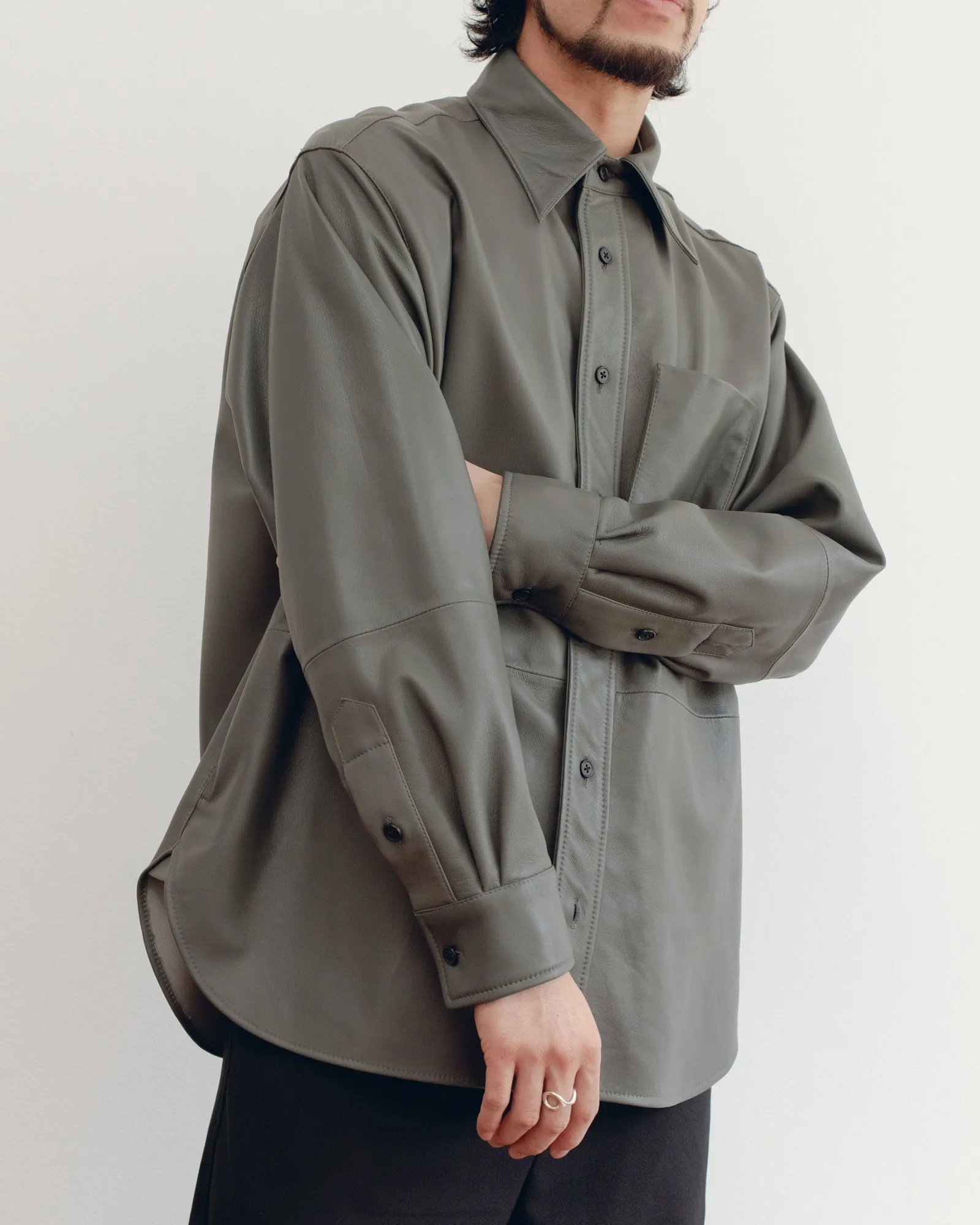 “NEAT” REGULAR COLLAR SHIRT