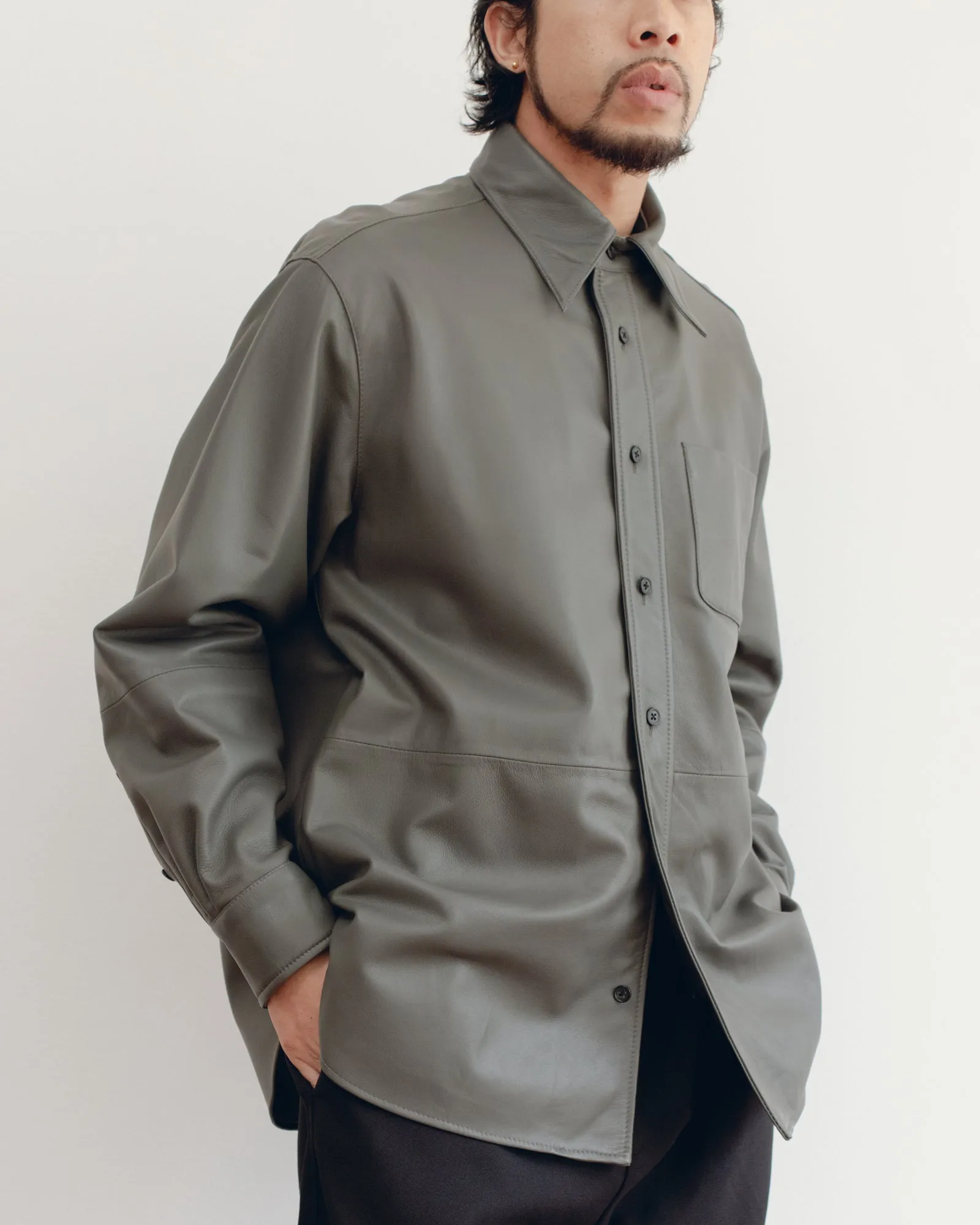 “NEAT” REGULAR COLLAR SHIRT
