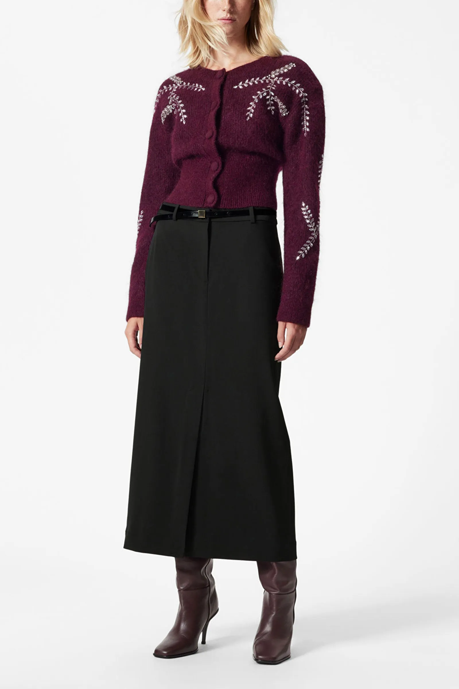 Pencil Midi Skirt
