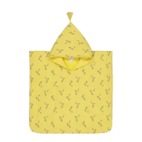 Pepito Bath Poncho Parrot Yellow