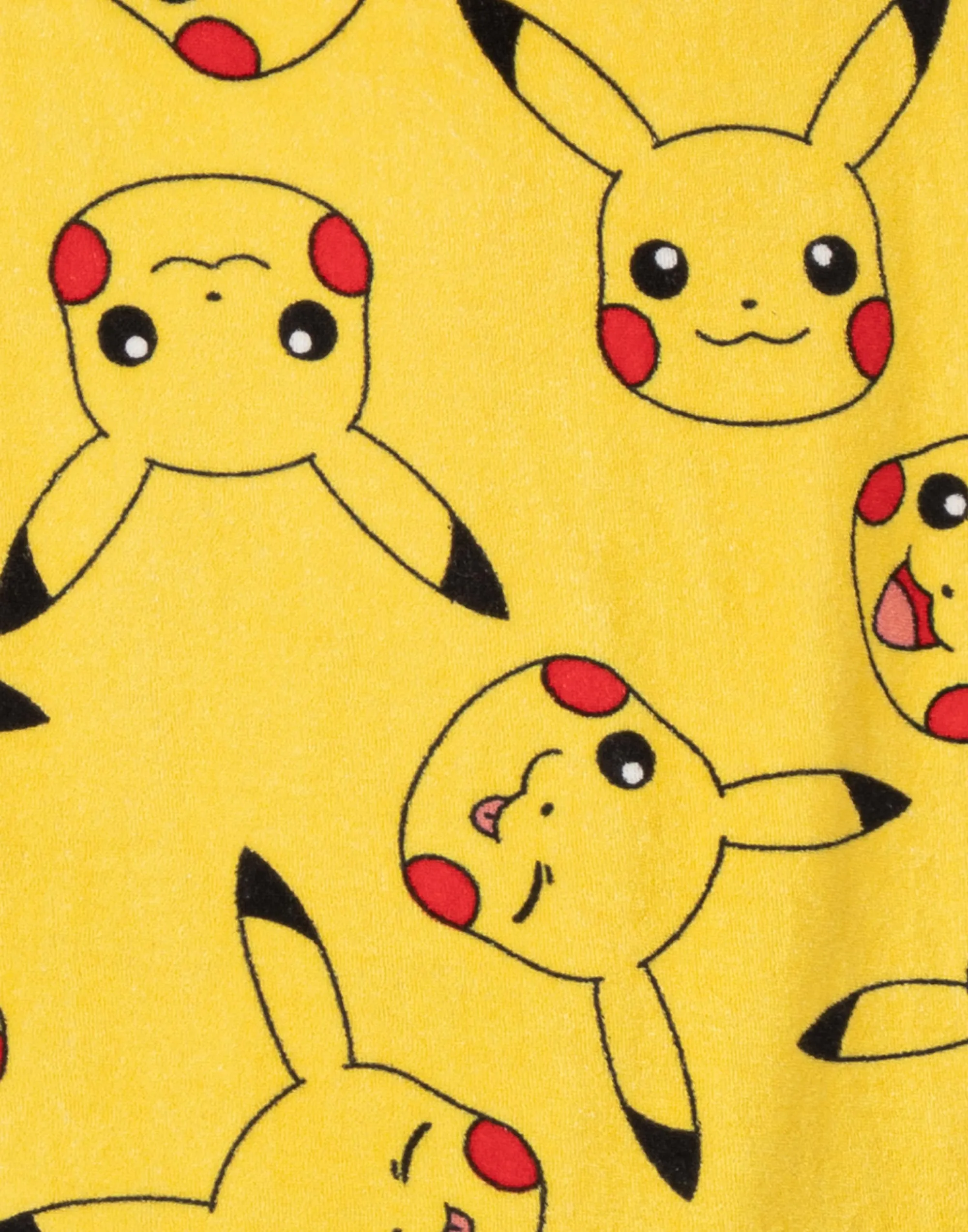Pokemon Kids Pikachu 3D Ears Towel Poncho