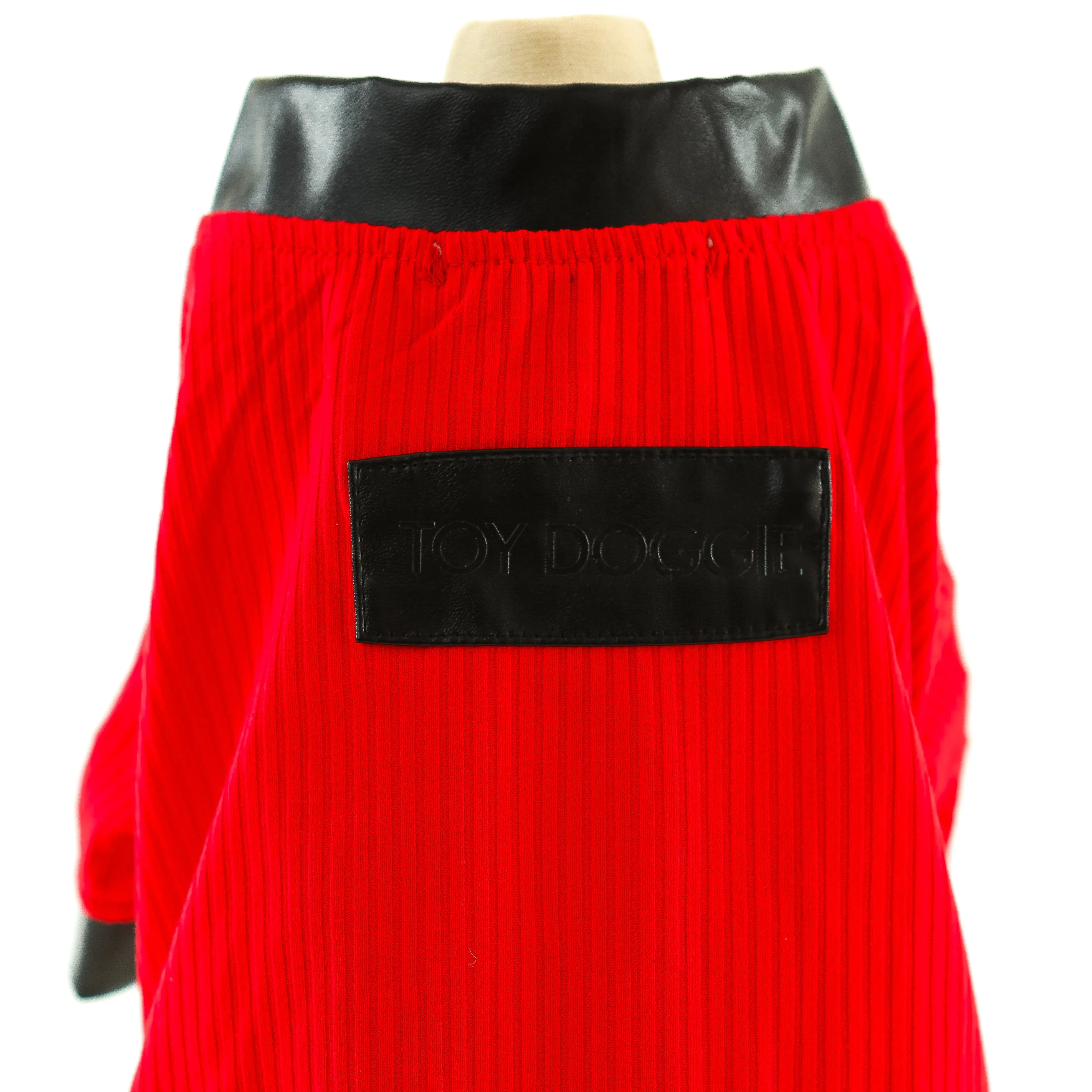 Posh Tail Faux Leather Pet Shirt | High Fashion | Toy Doggie