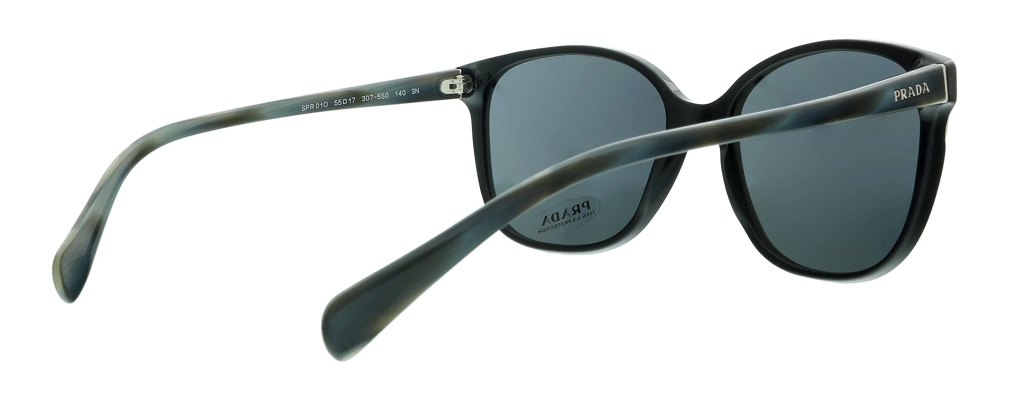 Prada  0PR 01OS 3075S0 Conceptual Black Square Sunglasses