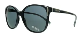 Prada  0PR 01OS 3075S0 Conceptual Black Square Sunglasses