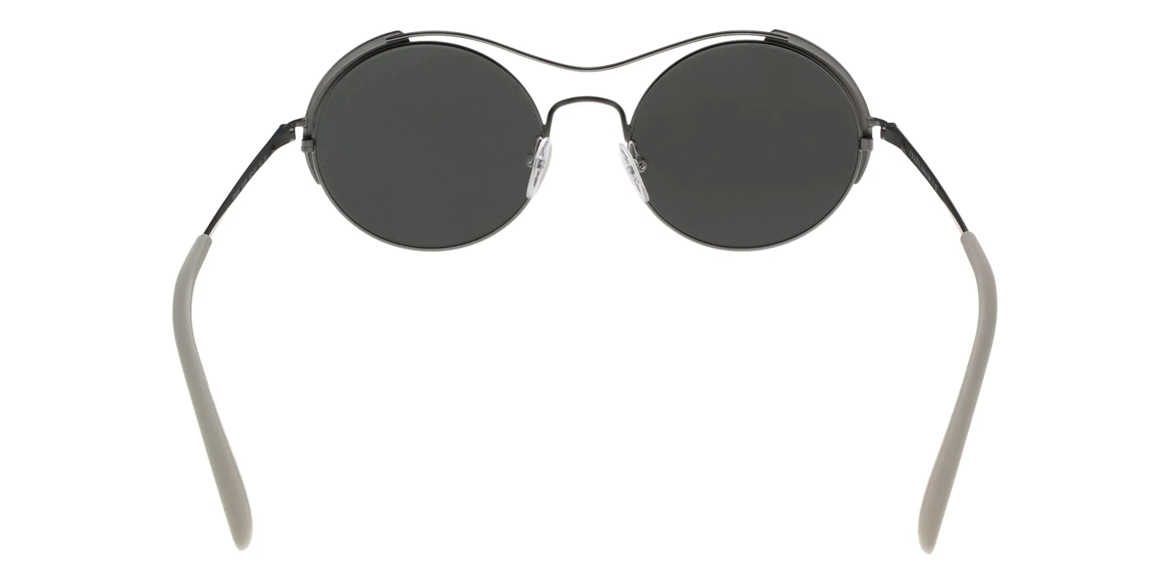 Prada  PR55VS 402407 CONCEPTUAL Gunmetal/Matte Gunmetal Oval Sunglasses