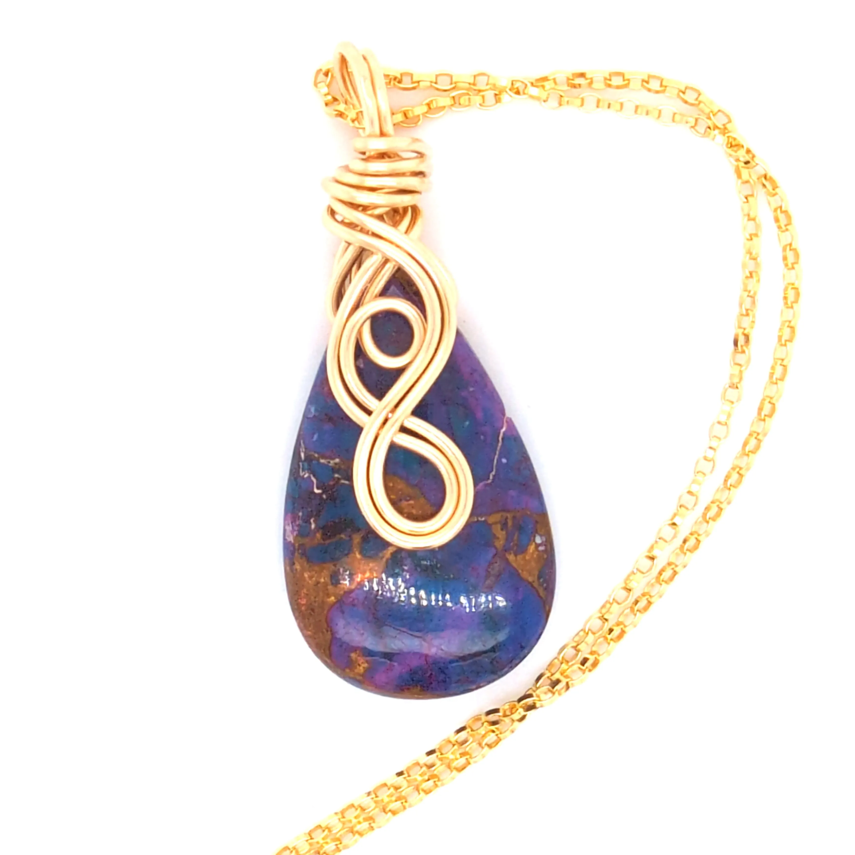 Purple Turquoise Pendant