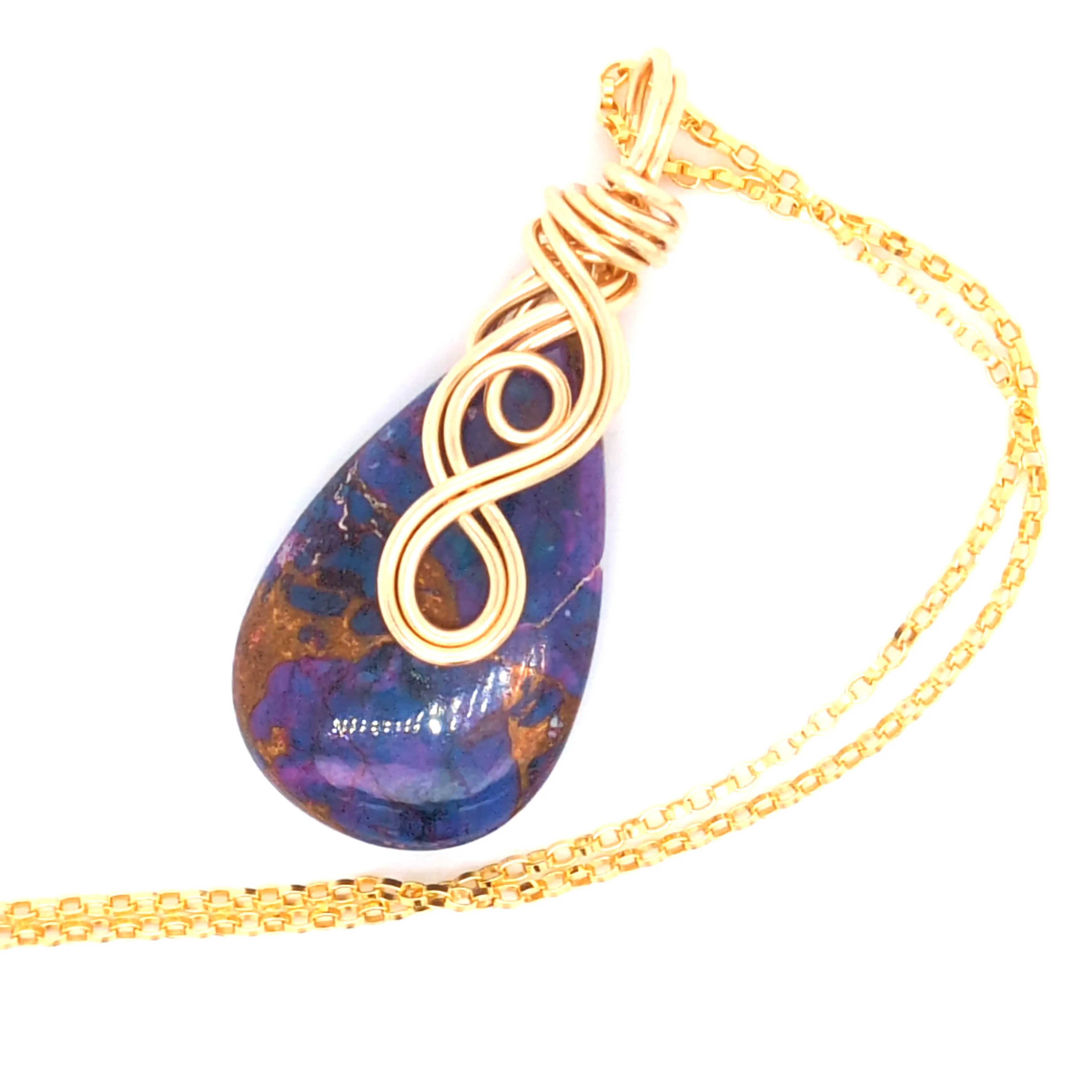 Purple Turquoise Pendant
