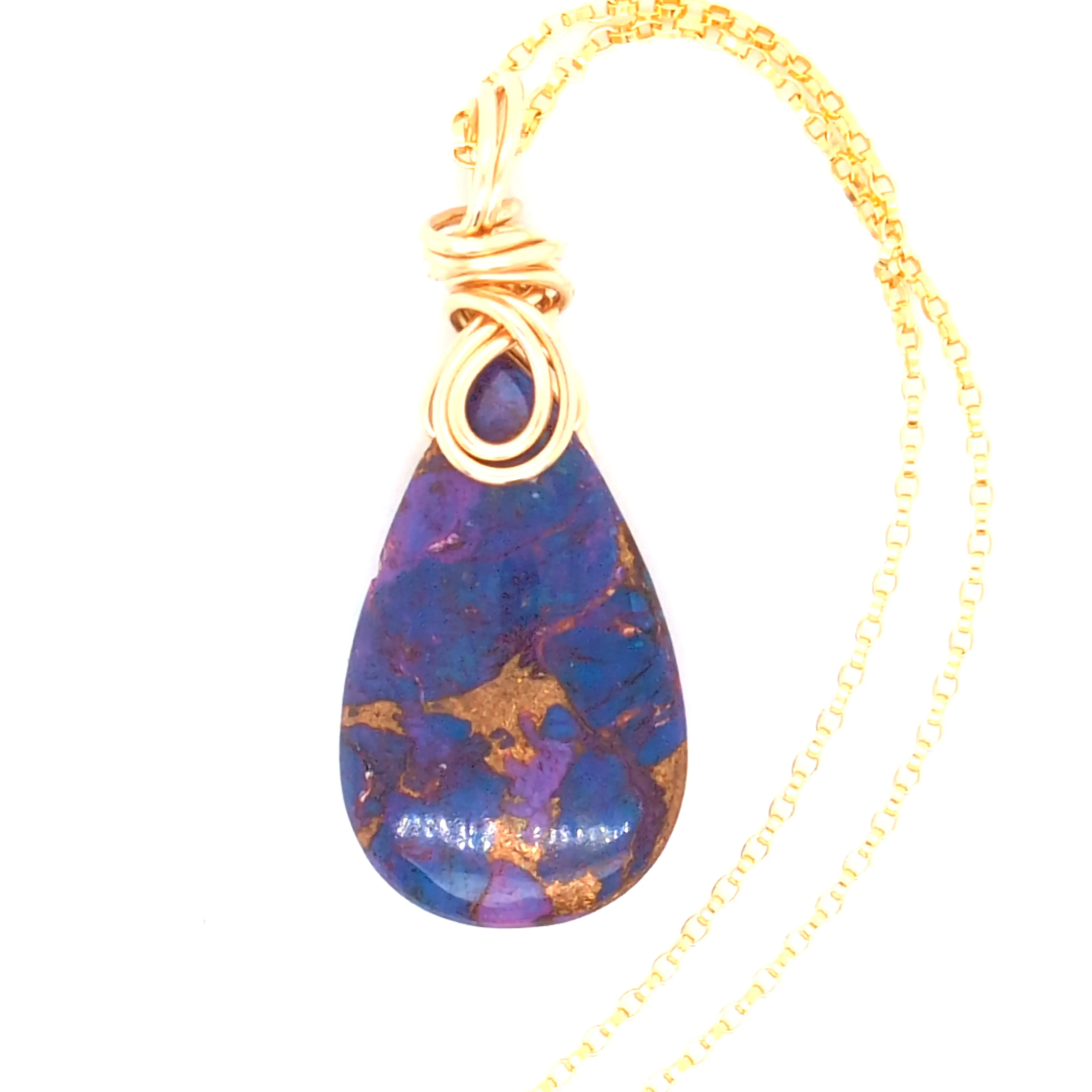 Purple Turquoise Pendant
