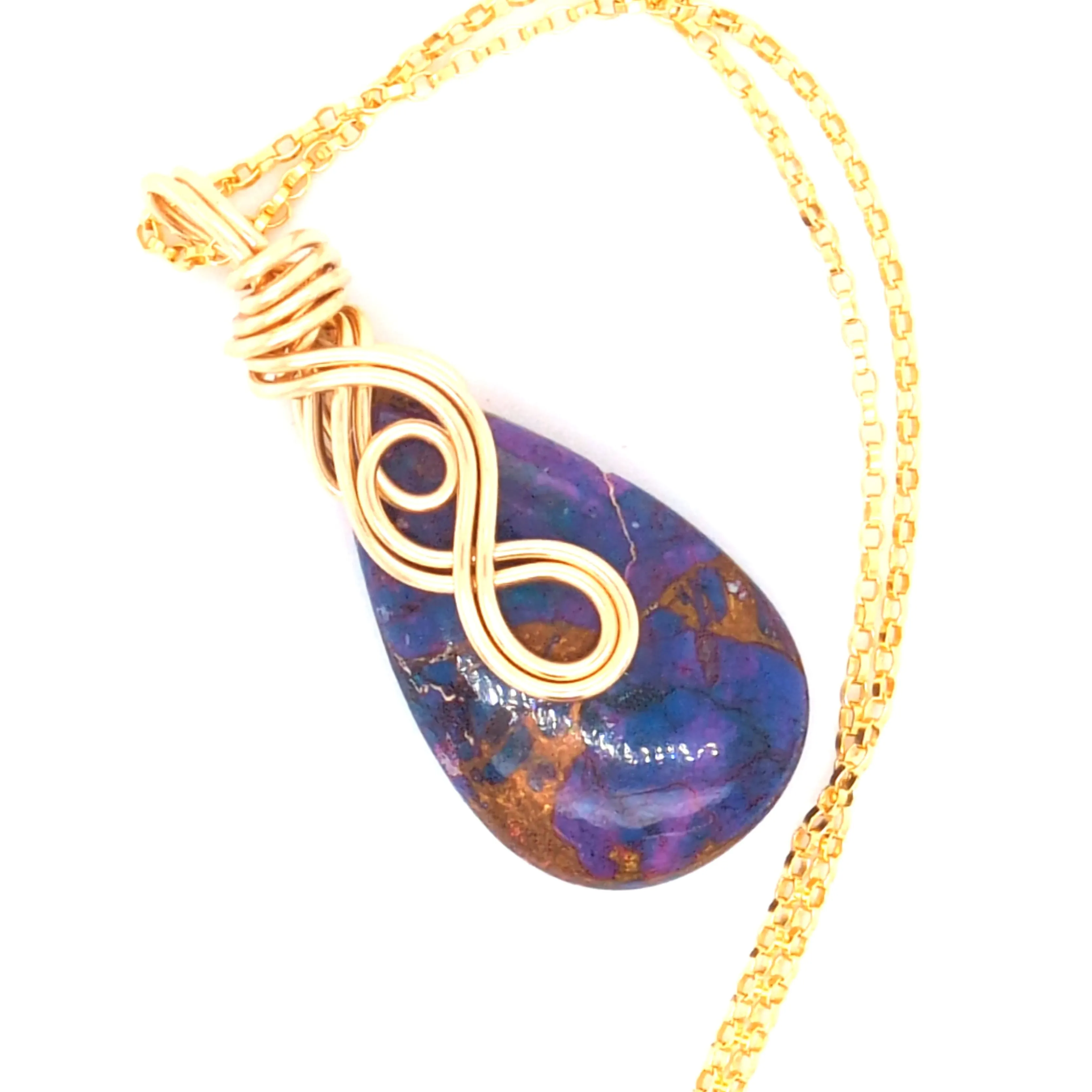 Purple Turquoise Pendant