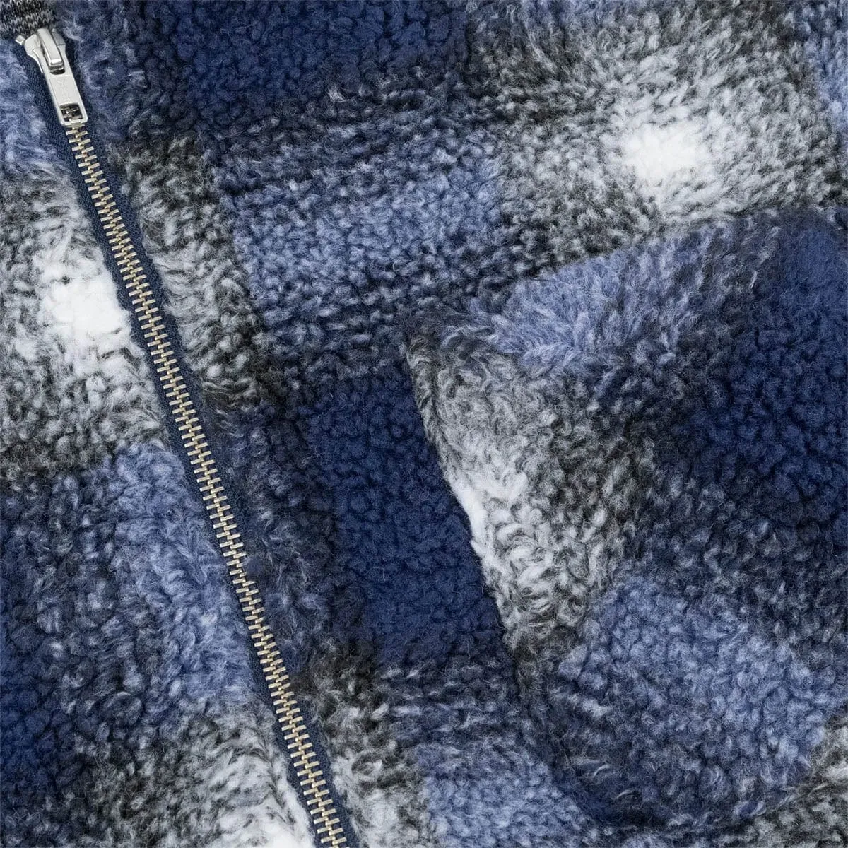 SHADOW PLAID SHEPARD ZIP SHIRT