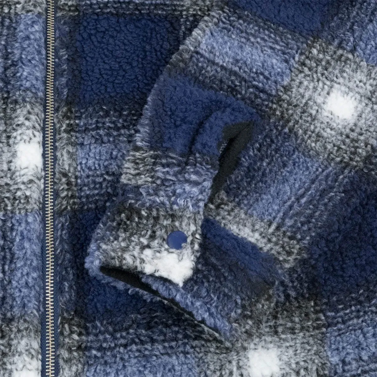 SHADOW PLAID SHEPARD ZIP SHIRT