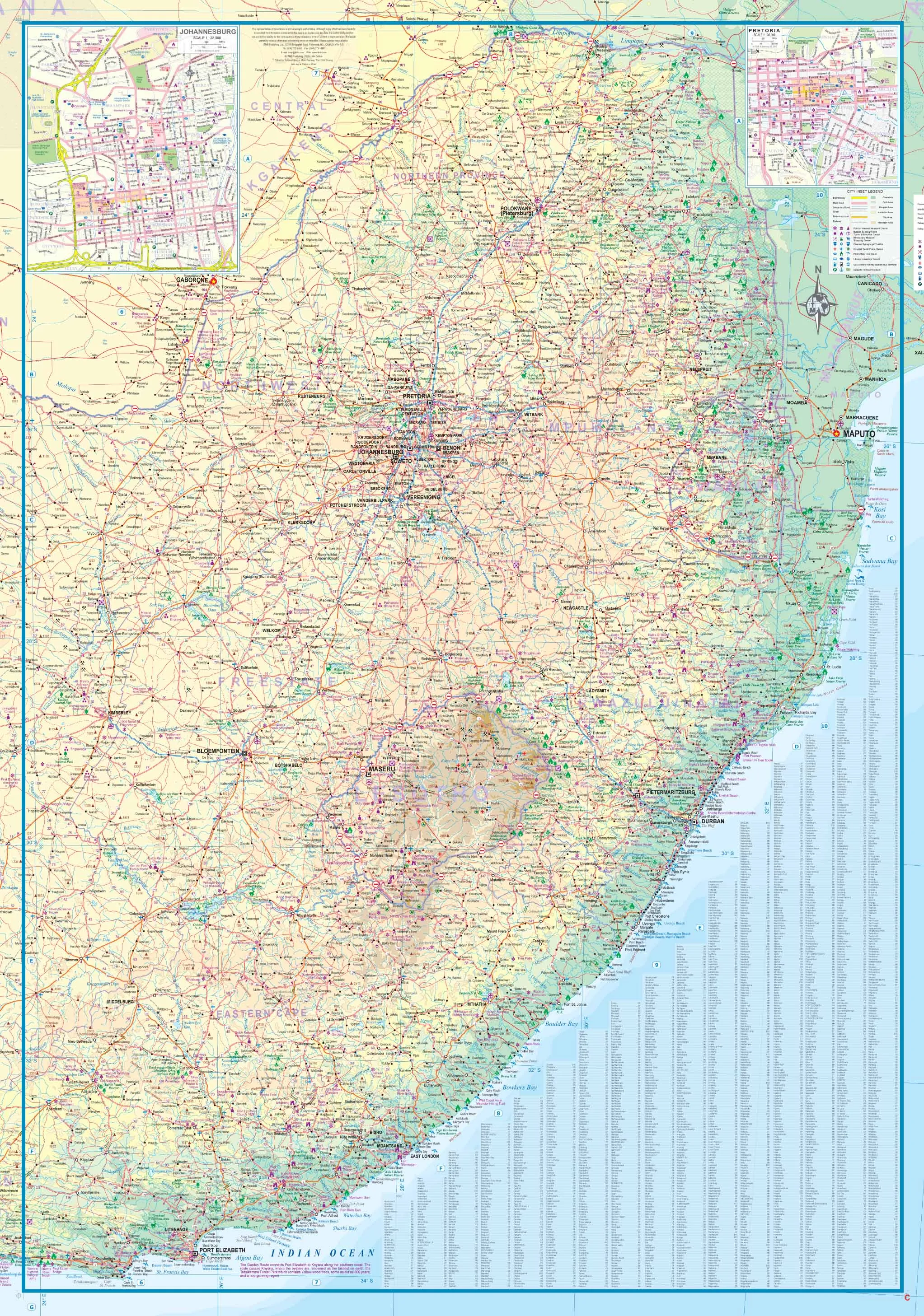 South Africa ITMB Map