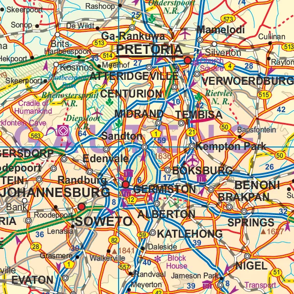 South Africa ITMB Map