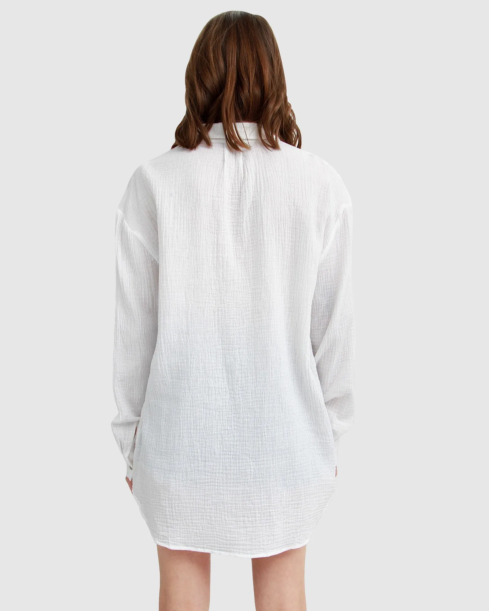 South Coast Oversized Shirt - White