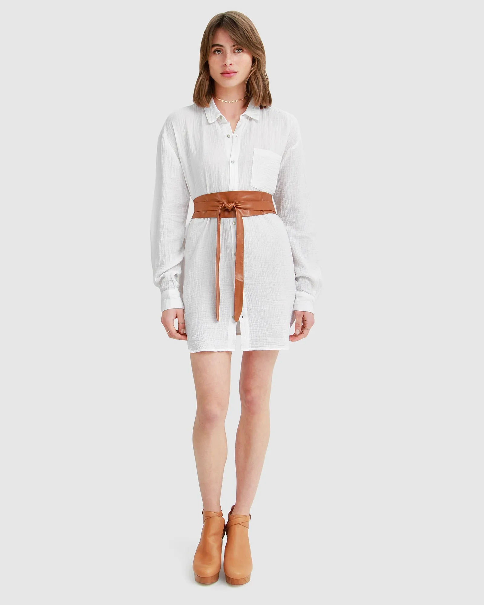 South Coast Oversized Shirt - White