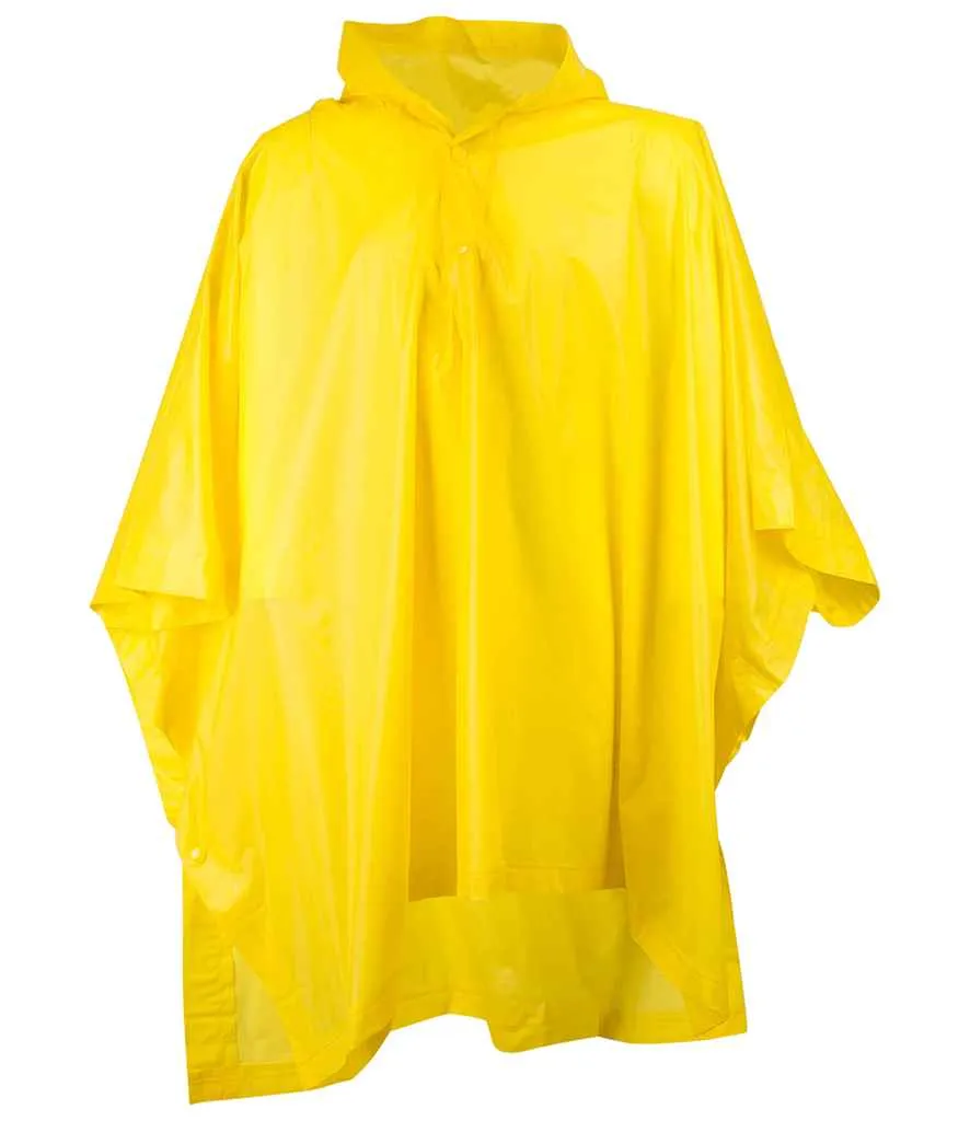 Splashmacs Rain Poncho | Yellow