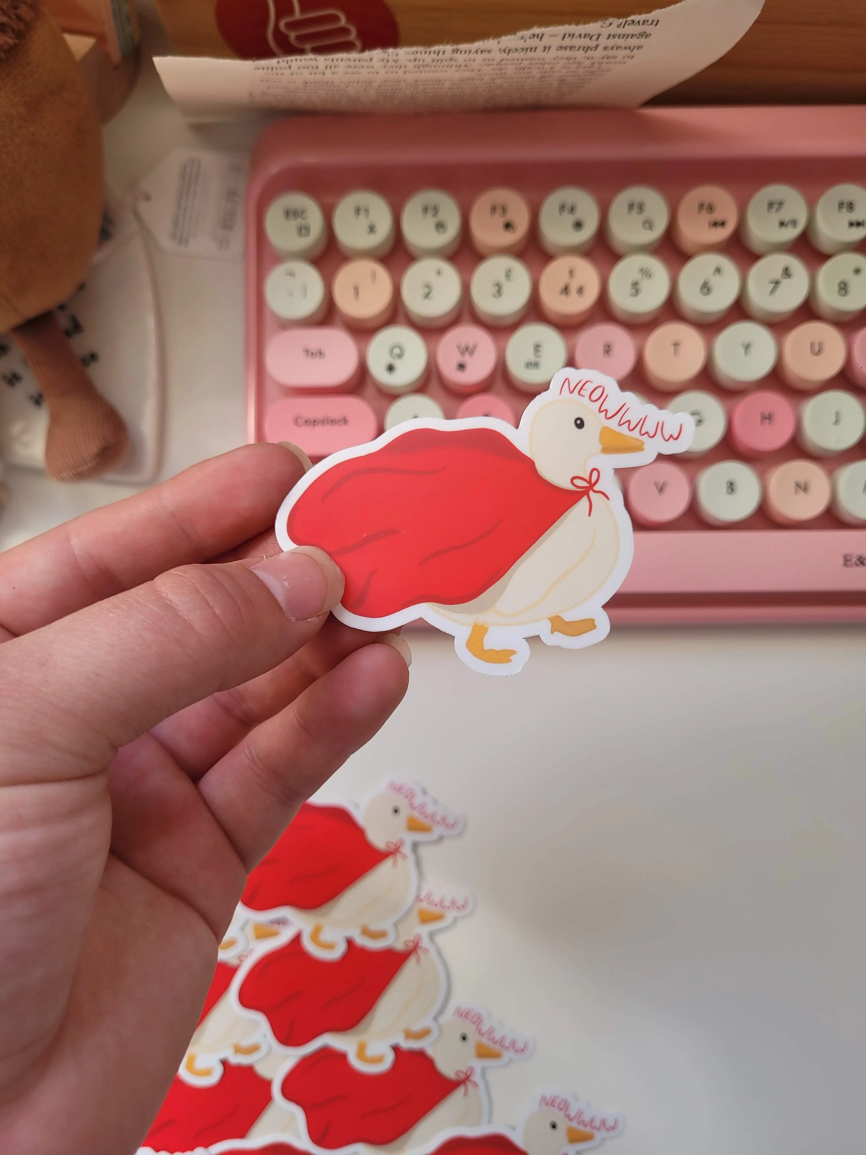Super ducky sticker