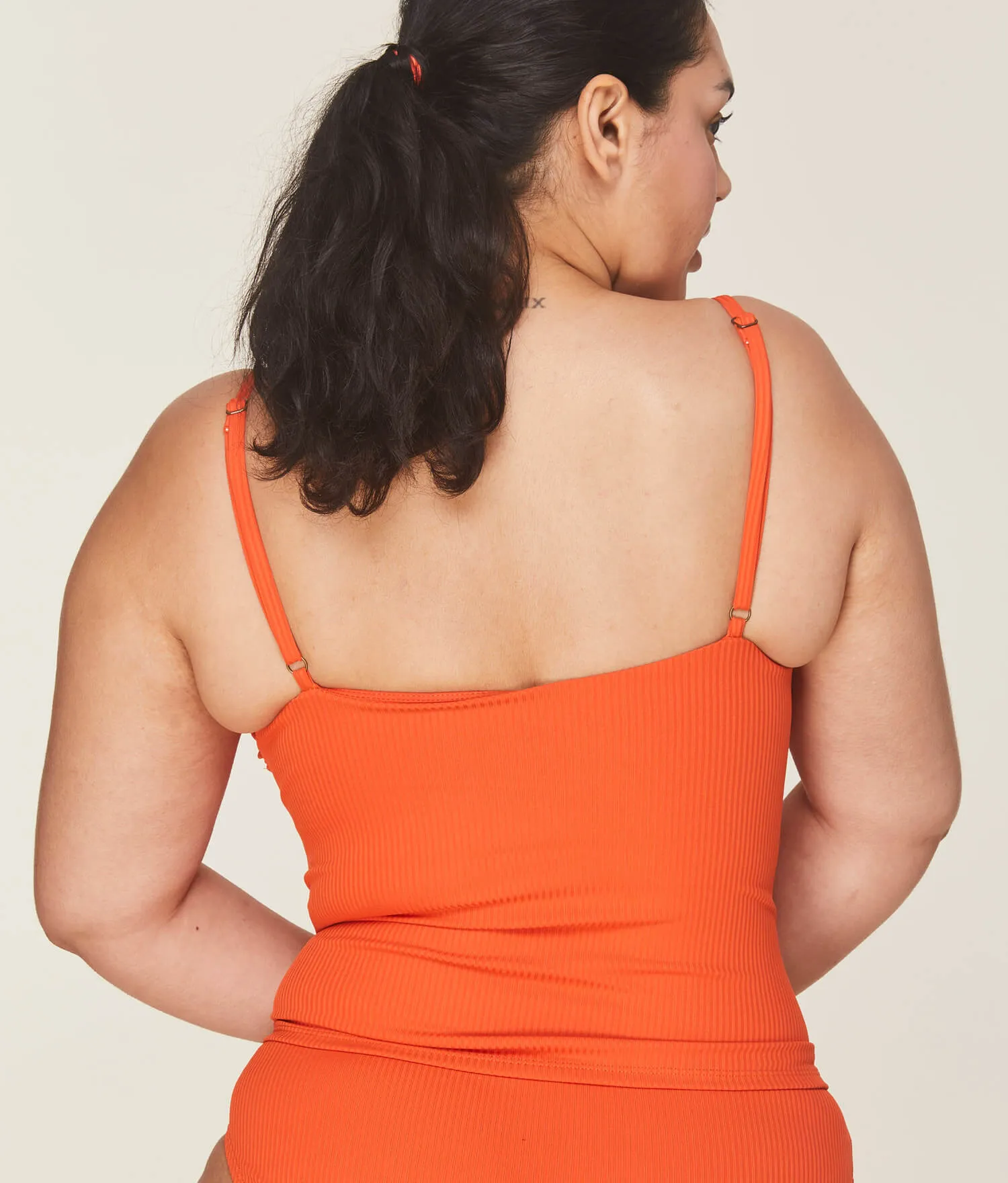 The Longline Swim Tank - Ribbed - Siren (Archive)