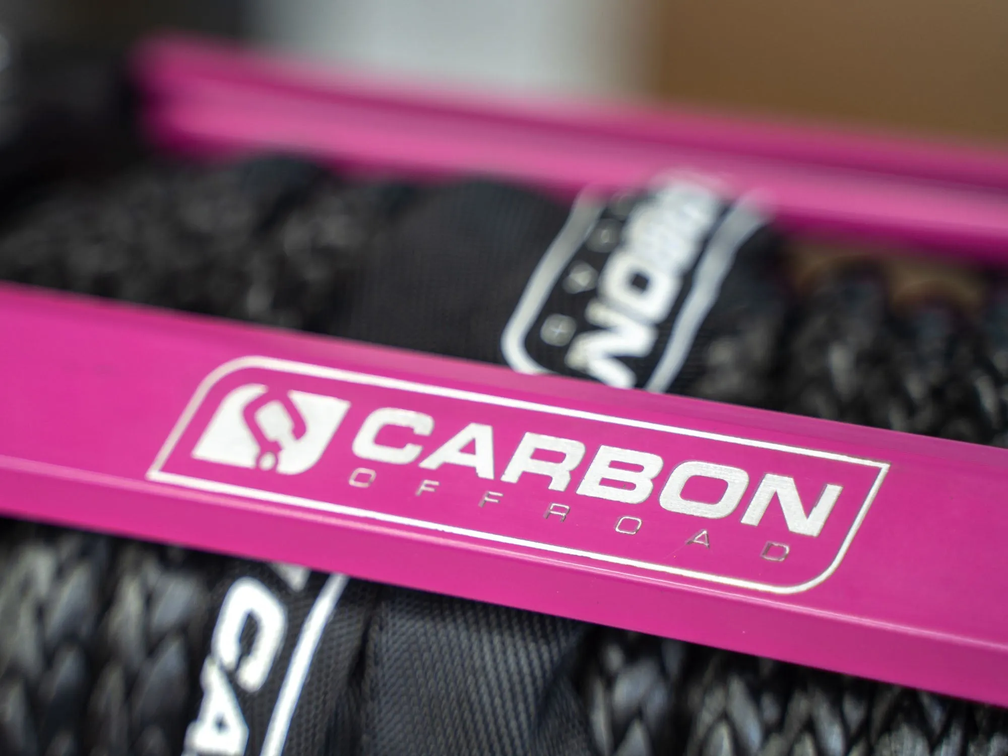 The Pink Carbon 12K - 12000lb Pink Winch With Pink Hook V3