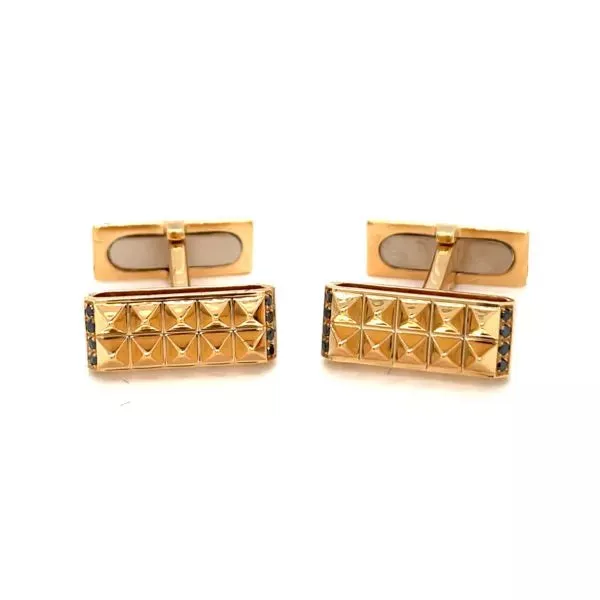 TIMELESS CUFFLINKS YELLOW GOLD