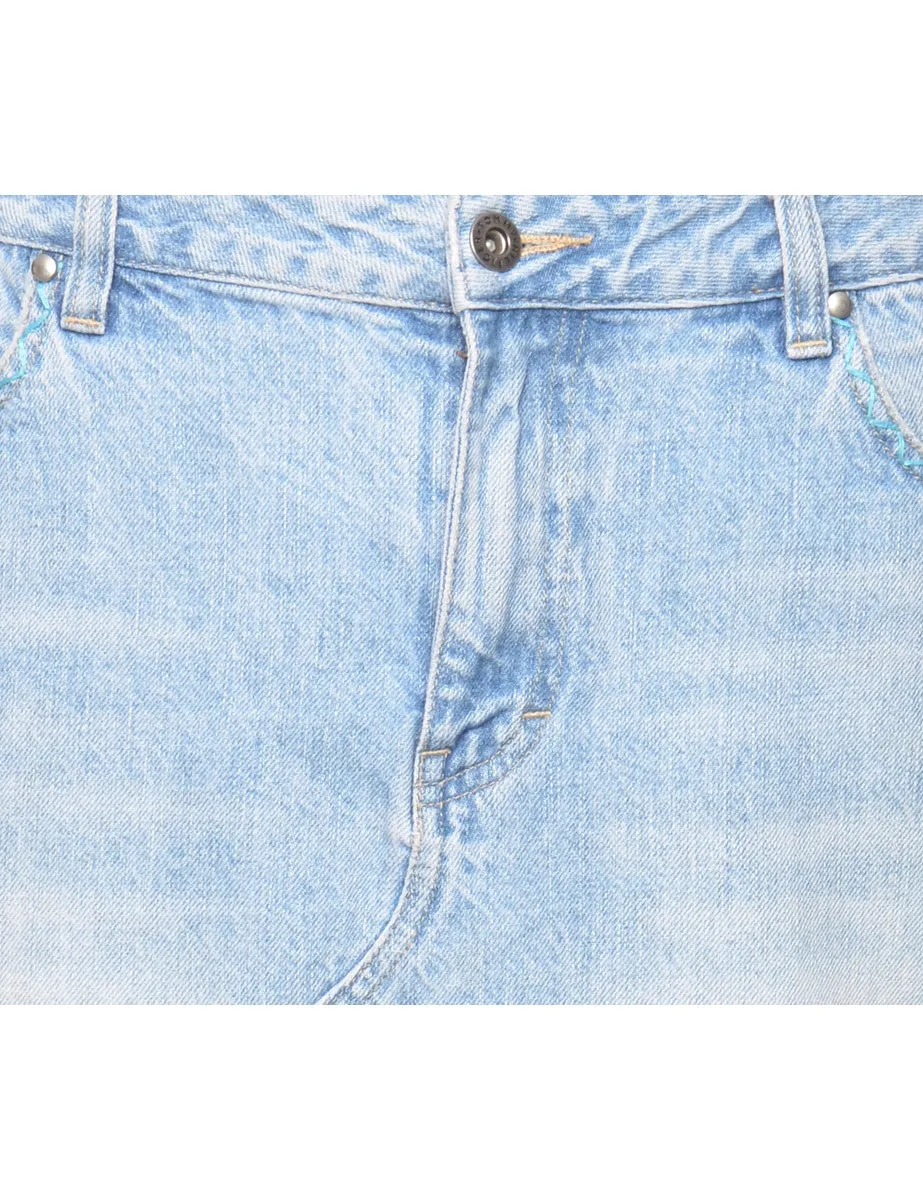 Tommy Hilfiger Denim 1990s Skirt - L