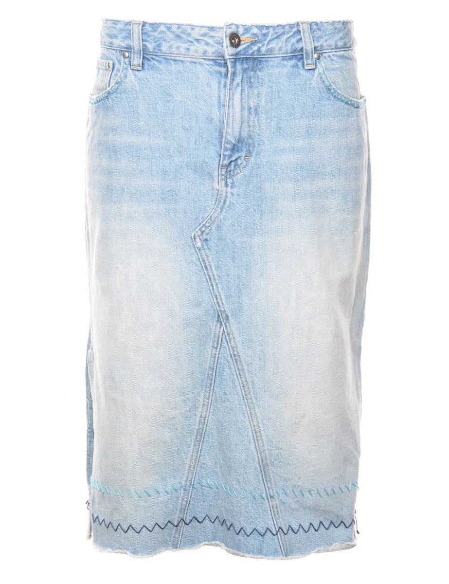 Tommy Hilfiger Denim 1990s Skirt - L
