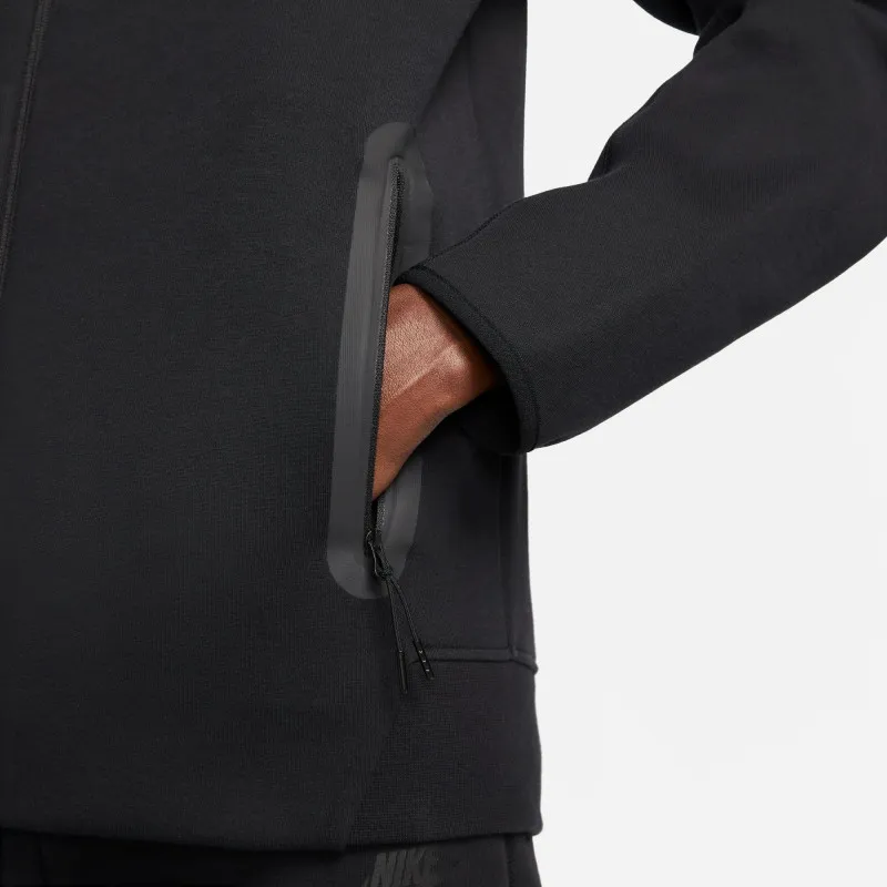 Veste à capuche Nike Tech Fleece pour homme - Noir/Noir - FB7921-010