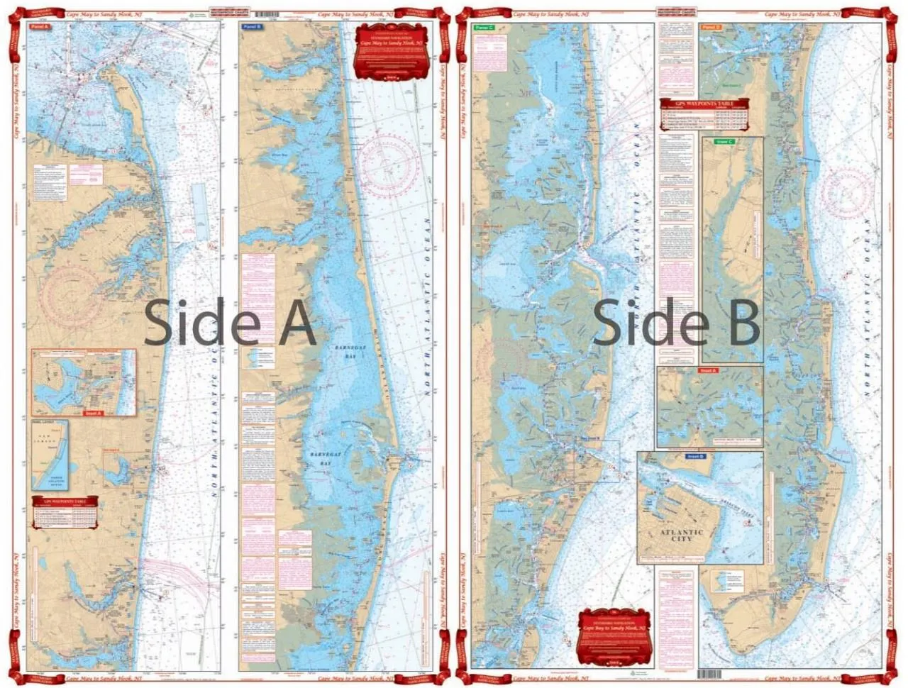 Waterproof Charts IC Inshore and Offshore Nautical Charts
