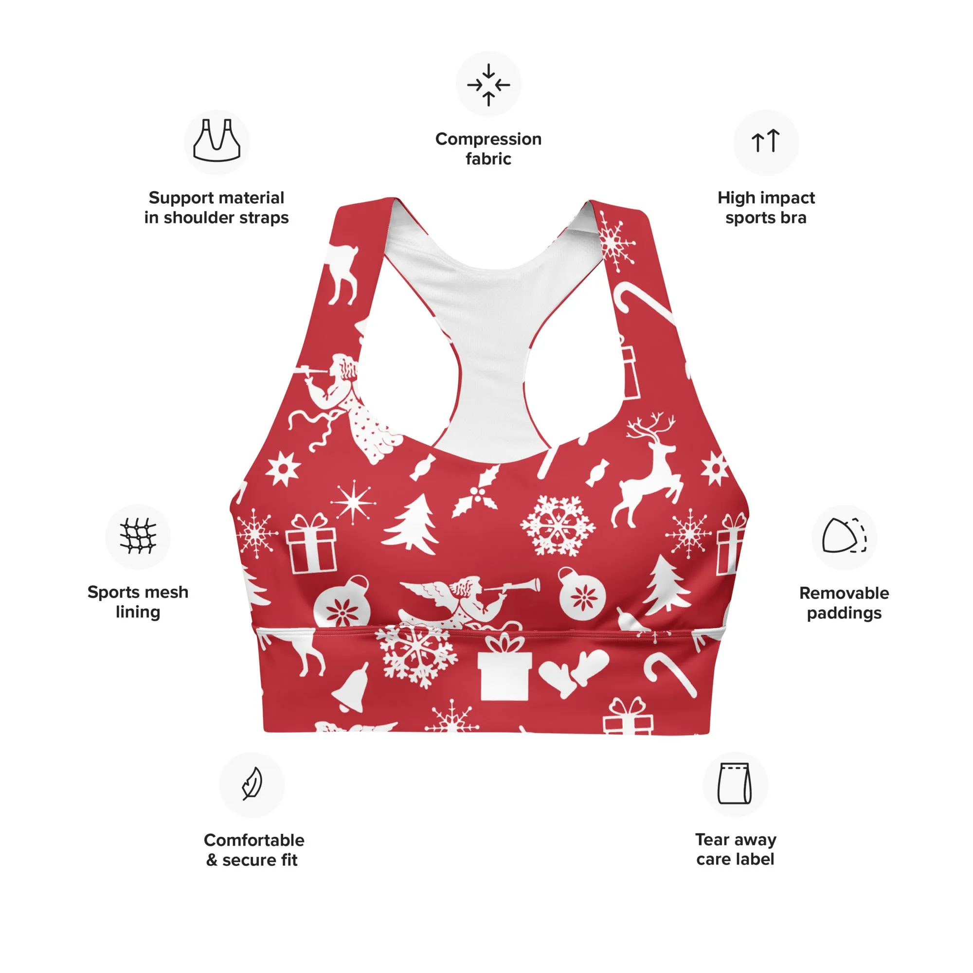 Women's Longline Sports Bra