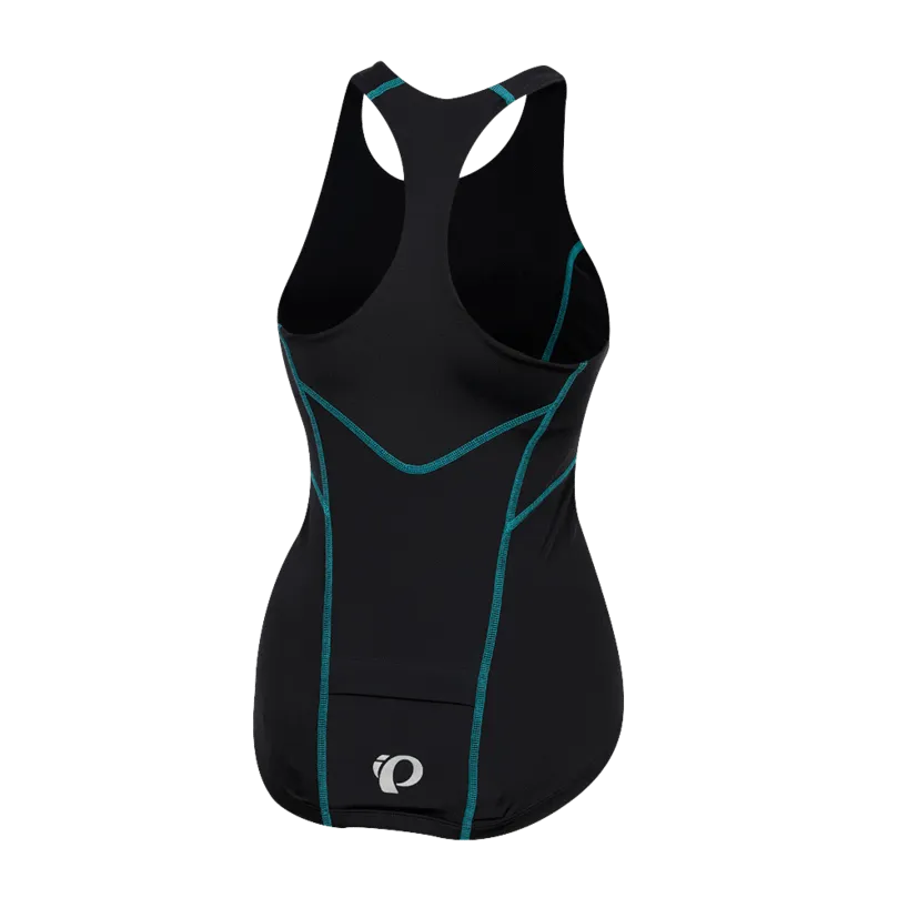 Women's SELECT Road Bike Tank - Black/Blue