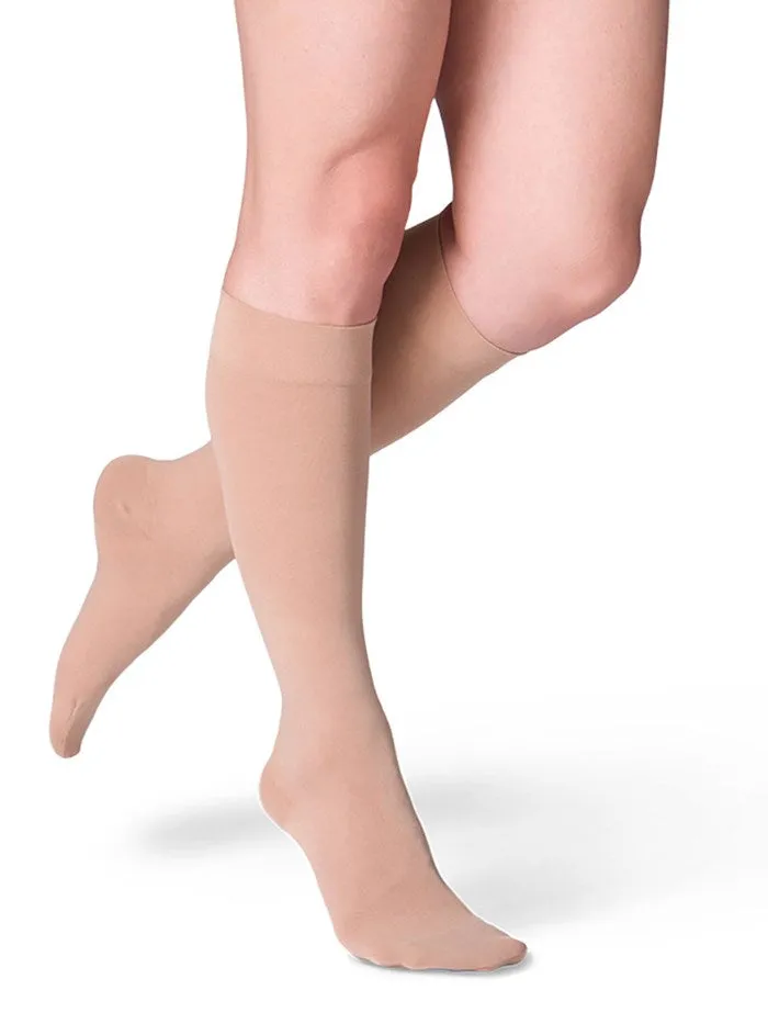 Womens Soft Opaque Knee High 20-30mmHg