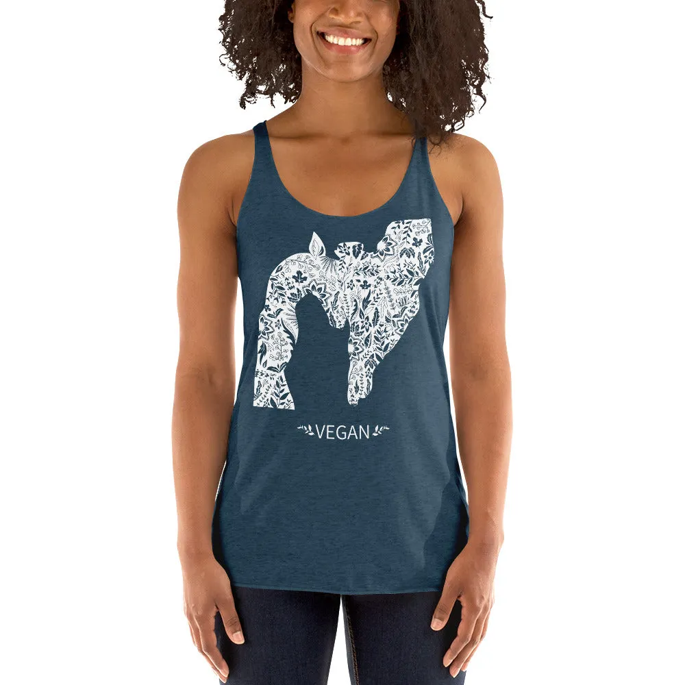 Women's Vegan Giraffe Racerback Tank