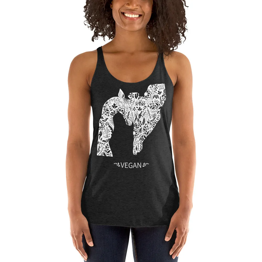 Women's Vegan Giraffe Racerback Tank