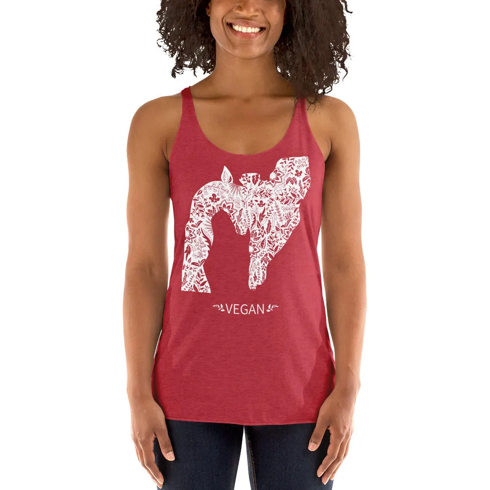 Women's Vegan Giraffe Racerback Tank