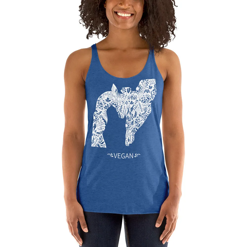 Women's Vegan Giraffe Racerback Tank