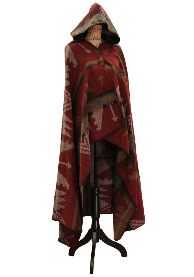 Yellowstone Hooded Wool Throw