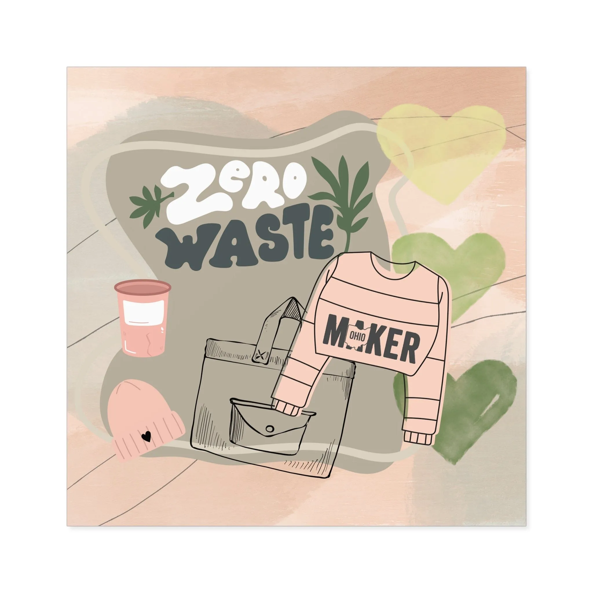 Zero Waste Ohio Maker Sticker