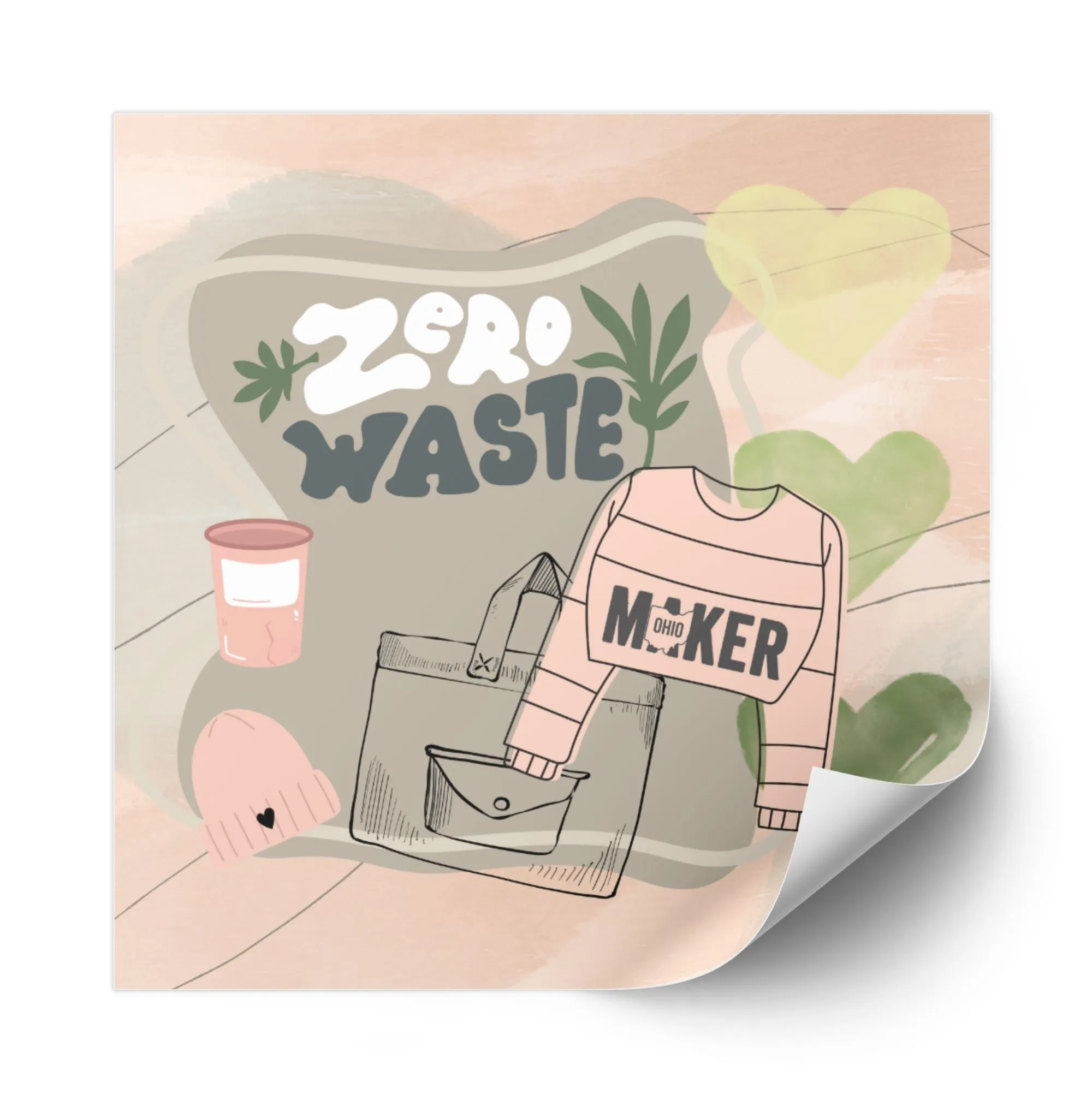 Zero Waste Ohio Maker Sticker
